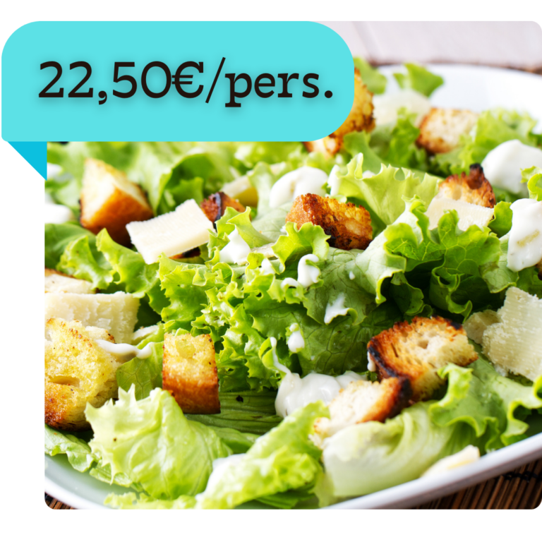 Plateaux-repas De nos Terroirs avec salade ceasar